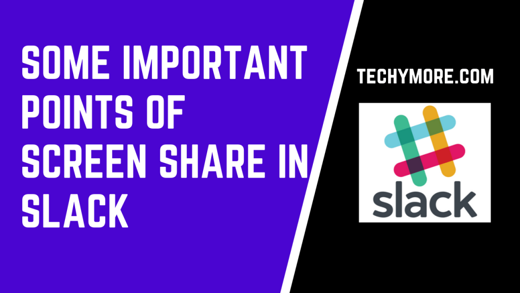 How to share your screen in Slack