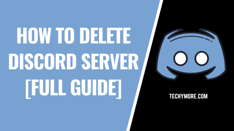 How To Delete Discord Server